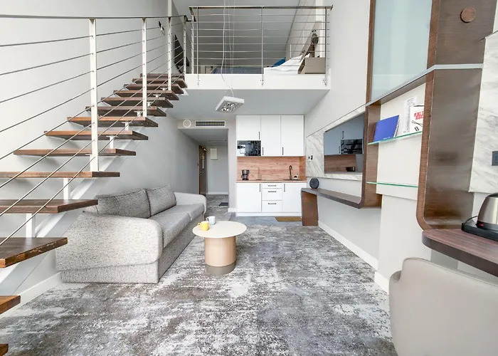 Apartamentyprzymorzu Marine***** Dwupoziomowy Z Widokiem Na Morze Apartament *